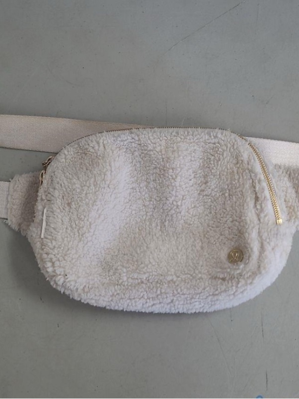 Lululemon Cozy Cream Sherpa Belt Bag by lululemon athletica